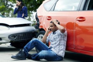calling for help after a car crash involving a drunk driver