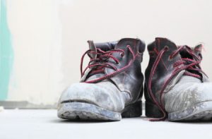 Inadequate work safety boots claim