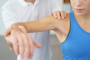 tennis elbow from a car accident