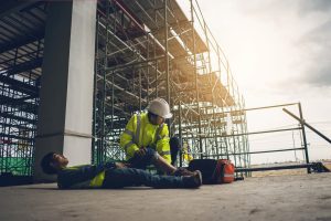 work accident at a different place of work