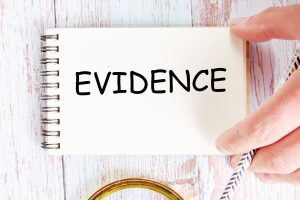An evidence notebook that could be helpful for the claims process. 